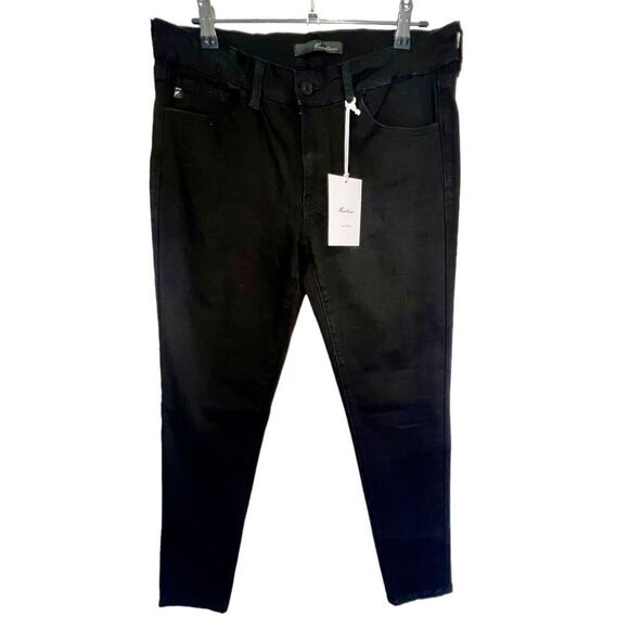 NWT KanCan Black Fitted Mid-Rise Casual Denim Skinny Jeans - Picture 1 of 6